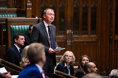 Tim in Parliament